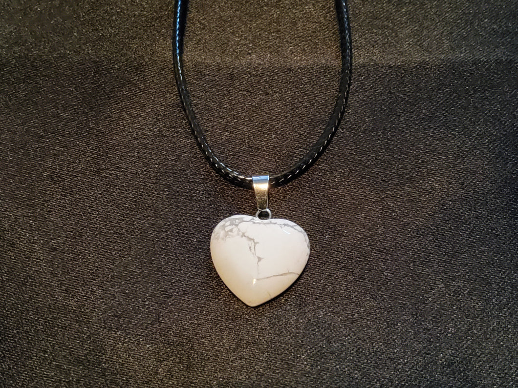 Magnesite Heart Necklace