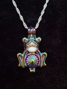 Rainbow Frog Charm