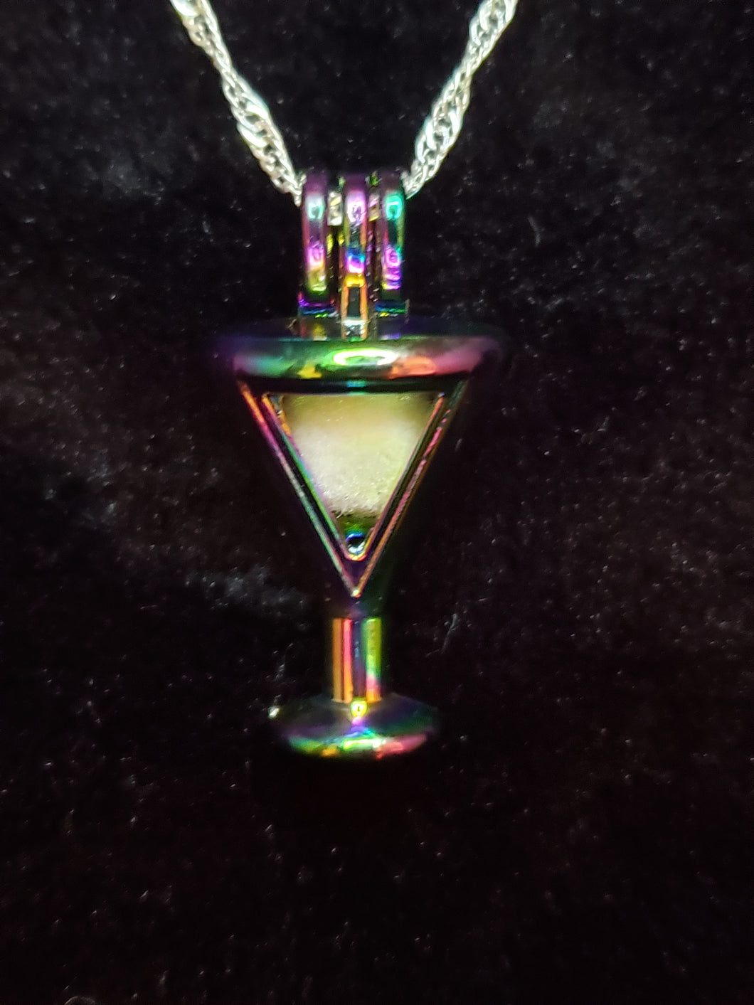 Rainbow Wine Glass Charm